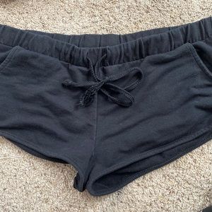 Extra short cotton shorts